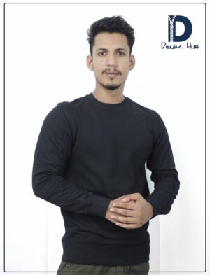 MEN'S SWEATSHIRT BASIC BLACK